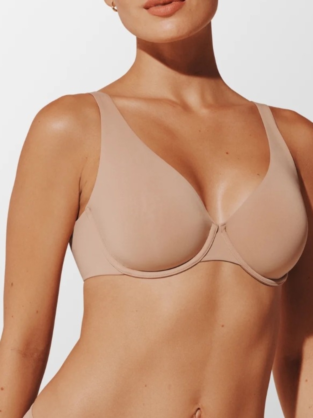 ThirdLove 24/7 Classic Second Skin Unlined Underwire Bra Taupe 42B